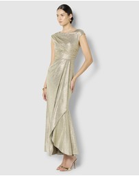 Montique - Beck Metallic Maxi Dress