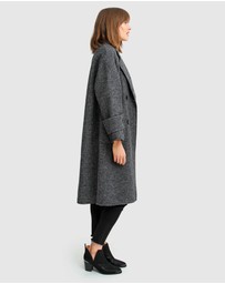 Belle & Bloom - Rumour Has It Oversized Wool Blend Coat
