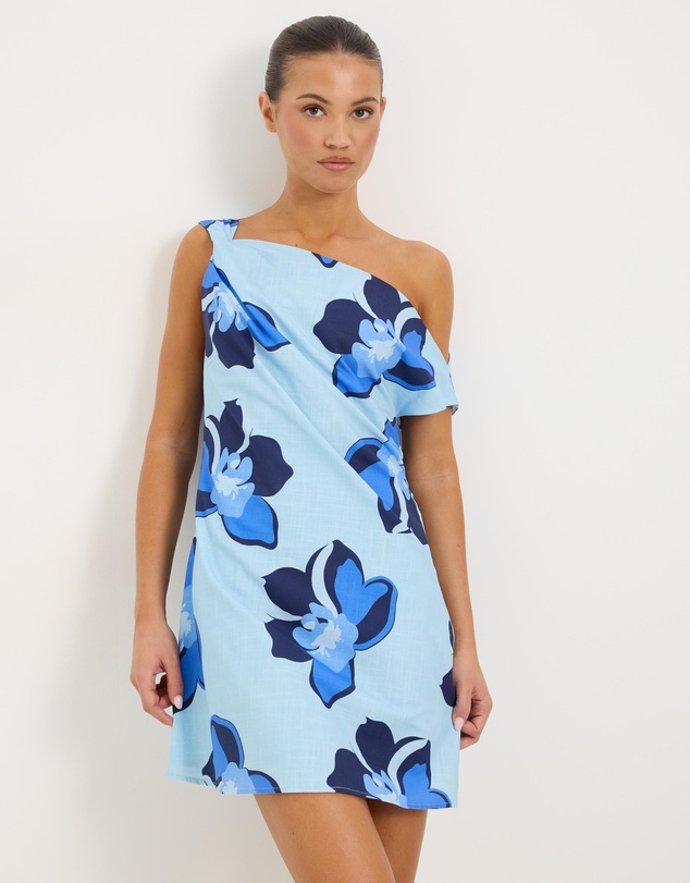 Calli - Ria Floral Print Mini Dress