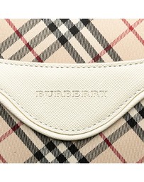 Pre-Loved by Azura Reborn - Pre-Loved burberry Plaid Patterned Crossbody Bag with Adjustable Strap and Top Zip Closure