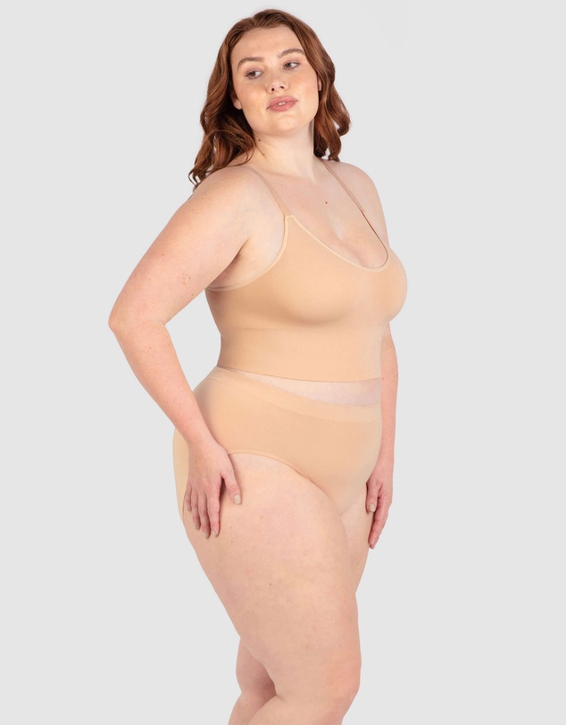 B Free Intimate Apparel - Long Line Spaghetti Strap Bralette (A-B-C-D-DD-E-F) Cup