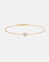 Ania Haie - Gold Sweetheart Pave Bracelet