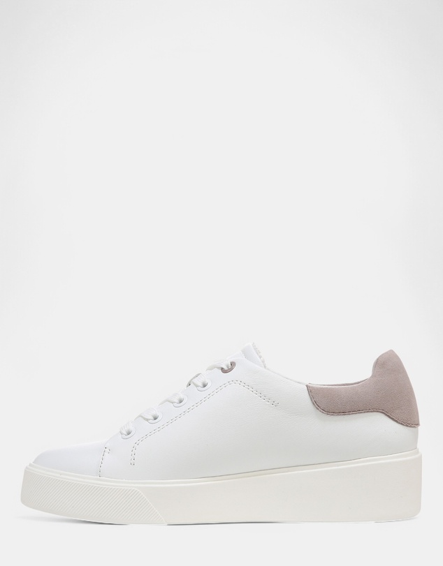 Naturalizer - Morrison 2.0 Lace Up Sneaker - White/Turtledove - Wide