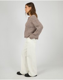 All About Eve - Devon Cardigan Coffee