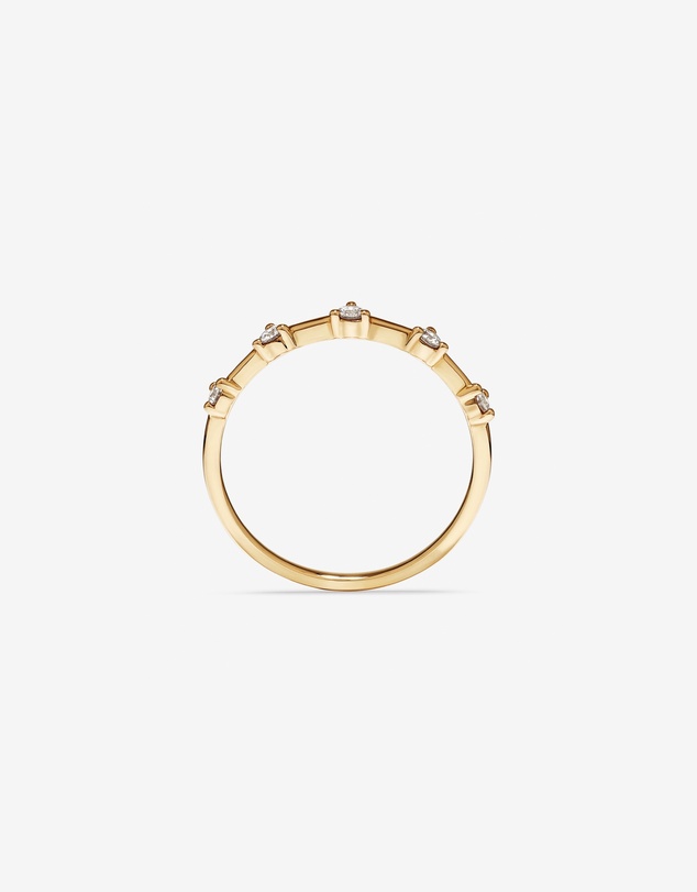 Michael Hill - Diamond Studded Ring in 10kt Yellow Gold