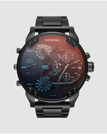 Diesel - The Daddies Series Black Chronograph Watch