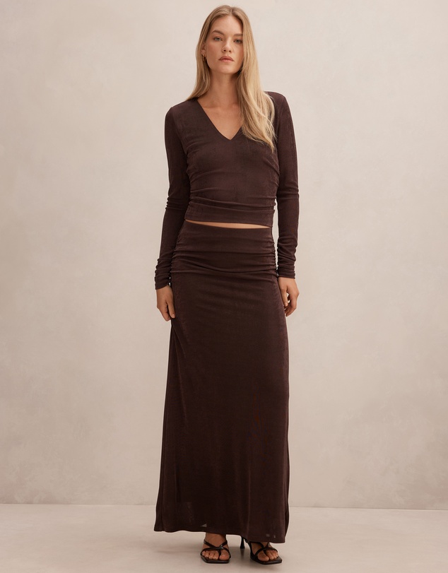 Forever New - Arabella Flute Maxi Skirt