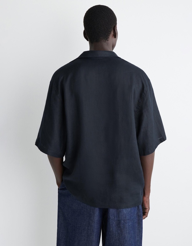 COS - Open-Collar Linen Shirt