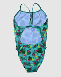 Salty Johnson - Flamingos Thin Strap One Piece