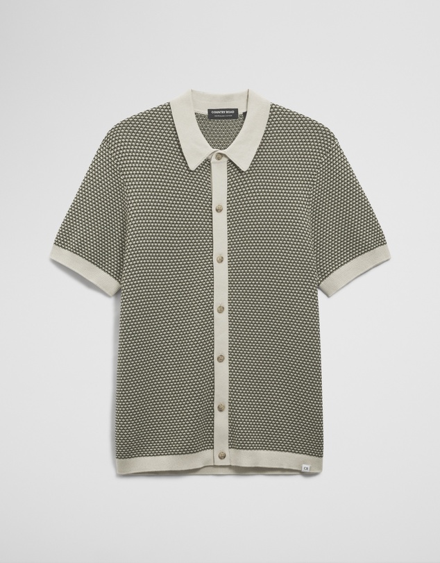 Country Road - Australian Cotton Jacquard Knit Shirt