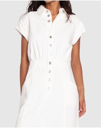 Belle & Bloom - Sundown Denim Midi Shirt Dress