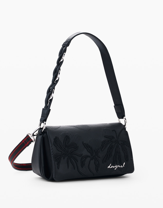 Desigual - Small bag with floral embossing
