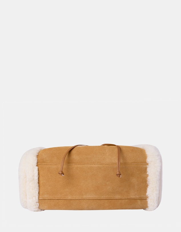 EVERAU - Australian Shepherd Ugg Maple Tote Cow Suede Upper Bags