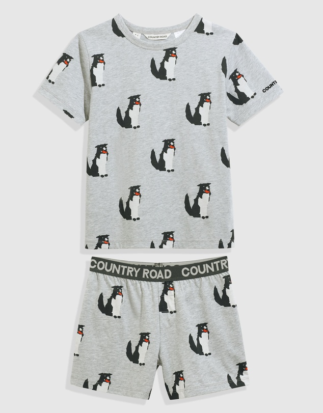 Country Road - Australian Cotton Border Collie Pyjama Set