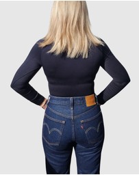 Core Trainer - High Neck Long Sleeve Sculpting Bodysuit