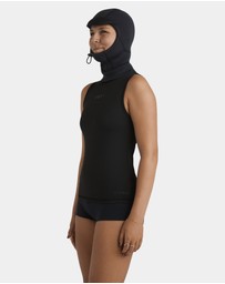 Roxy - Womens 2mm Swell Natural Hooded Vest Wetsuit