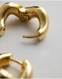 SAINT VALENTINE - Wabi Sabi Mini Hoops - Gold