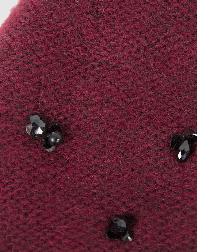 Max Alexander - European Made Burgundy Wool Beanie