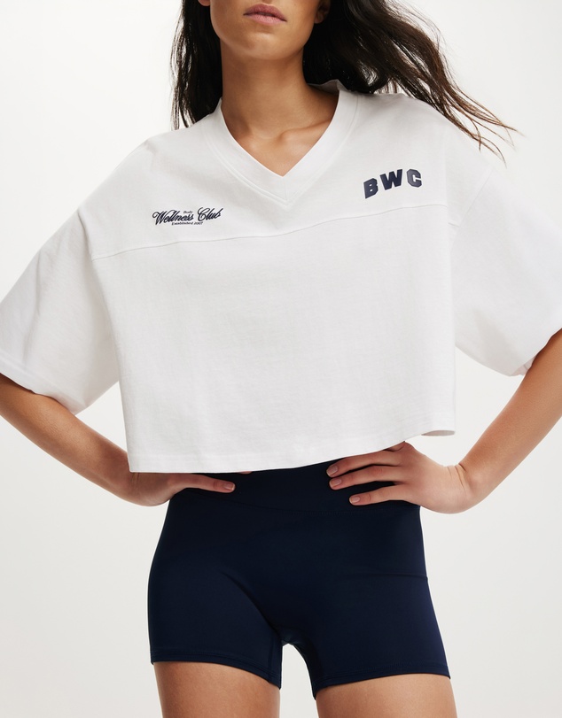Cotton On Body Active - Cropped Graphic Sporty Tee