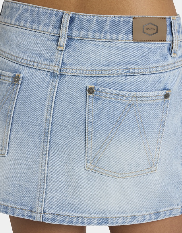 RVCA - Womens Denim Mini Skirt