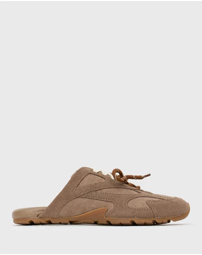 Betts - Axe Suede Leather Mule Sneakers