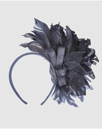 Max Alexander - Modern Navy Racing Fascinator