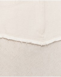 FRIEND of AUDREY - Cotton Linen Contrast Long Skirt