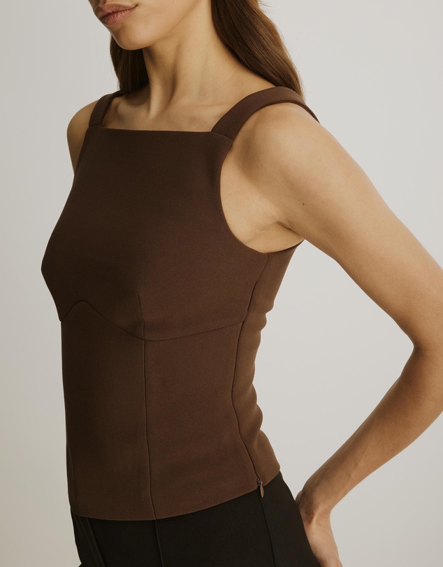 Atmos&Here - Lucia Crepe Sleeveless Top