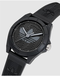 adidas Originals - Project Four 41mm Black Resin Watch