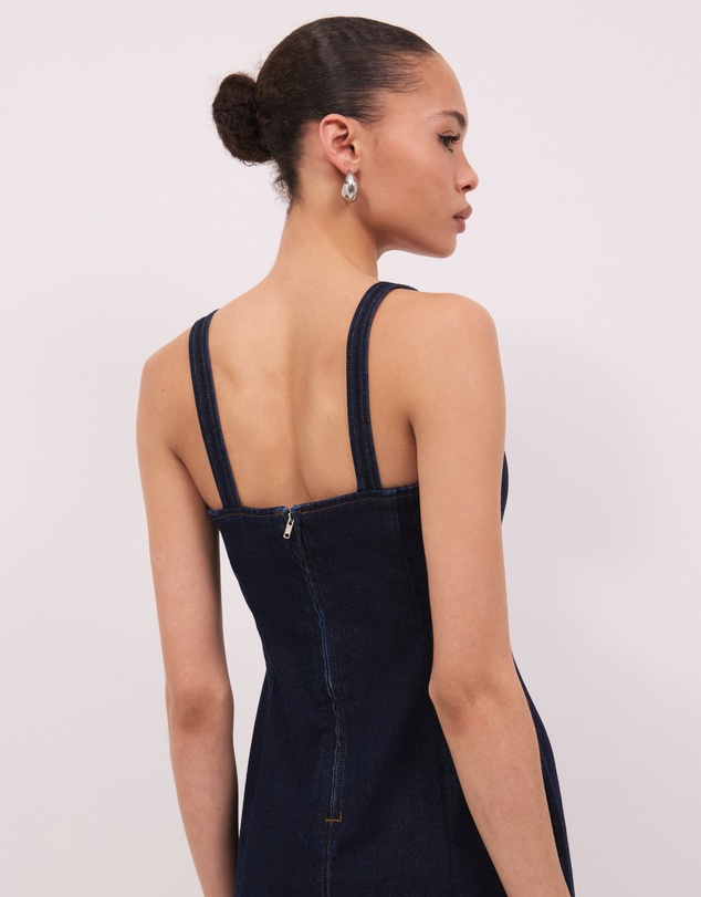 Calli - Emira Denim Midi Dress