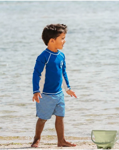 Minihaha - Bodhi Stripe Board Shorts - Babies-Kids