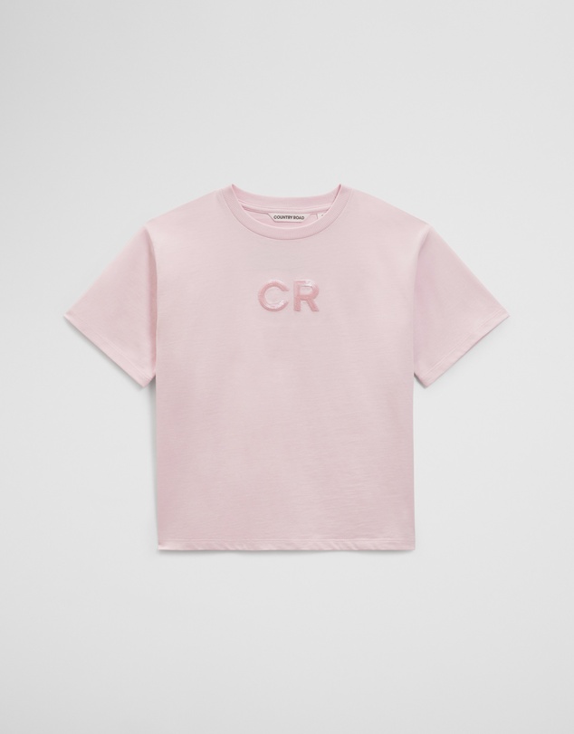 Country Road - Australian Cotton Short Sleeve Sequin Logo T-shirt