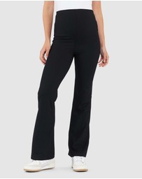 Ripe Maternity - Jonah Rib Flare Pant