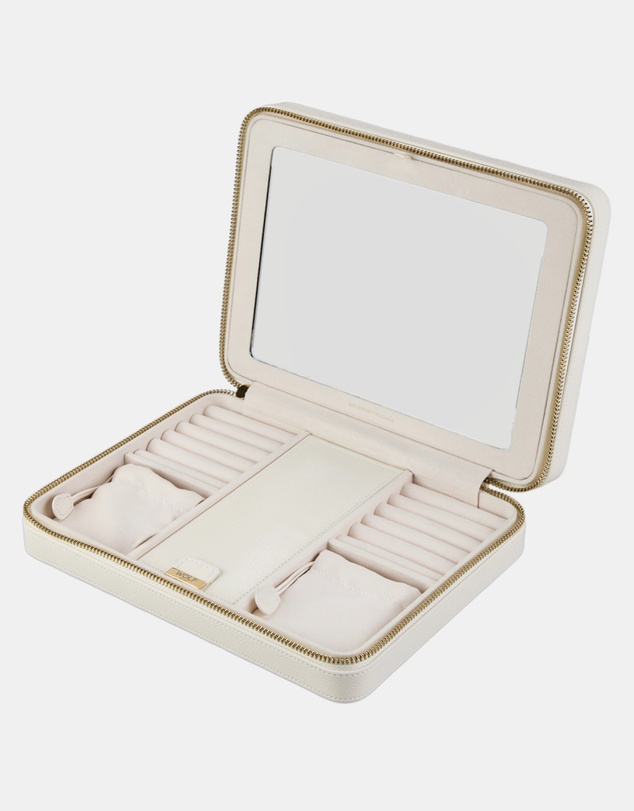 Wolf - WOLF Lauren Large Zip Case Ivory