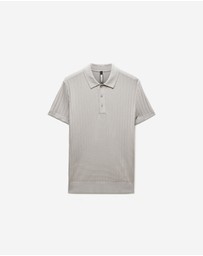 Calibre - Textured Rib Tech Knit Polo