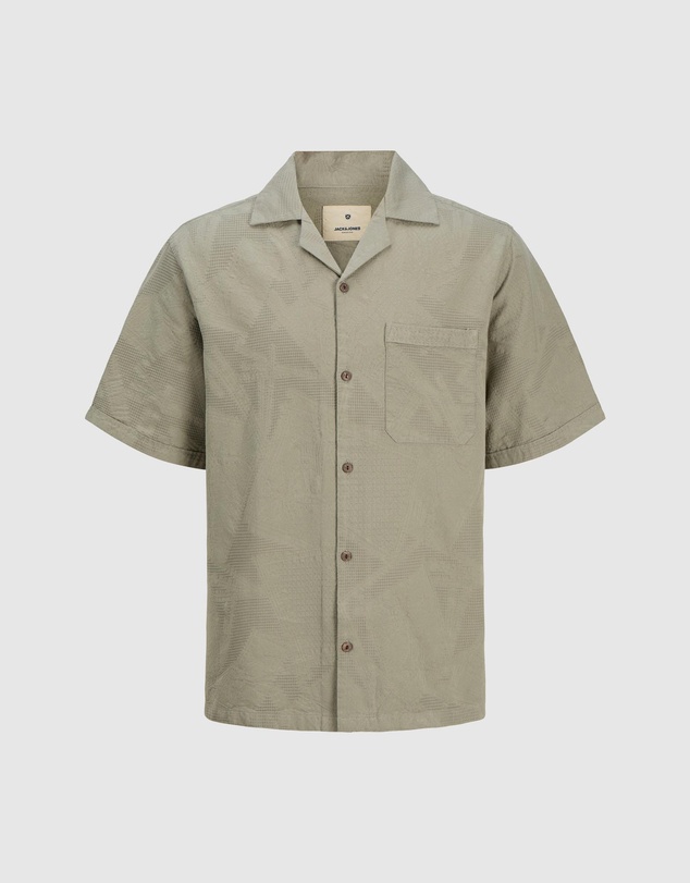 Jack & Jones - Bluluke Jacquard Short Sleeve Resort Shirt