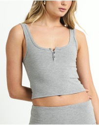 General Pants Co. Basics - Soft Knit Button Tank
