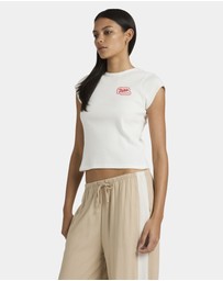 RVCA - Womens Ribbed Slim T-Shirt