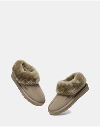 EVERAU - Australian Shepherd Ugg Homey Special Cow Suede Upper House Shoes
