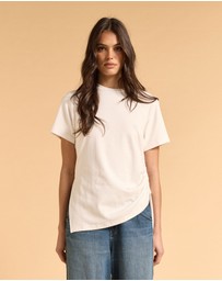 MVN - Rouched Side Tee