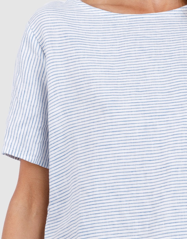 CAMIXA - Teena Linen T-shirt Top