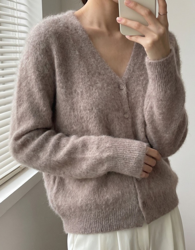 SILK MAGNOLIA - Cashmere, Silk, Wool Cardigan