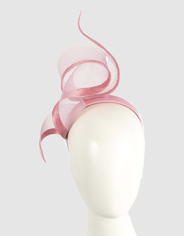 Fillies Collection - Bespoke Dusty Pink Racing Fascinator
