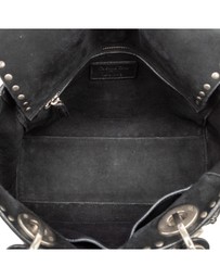 Pre-Loved by Azura Reborn - Pre-Loved Medium Calfskin Cannage Embossed Flower Studded Supple Lady Dior