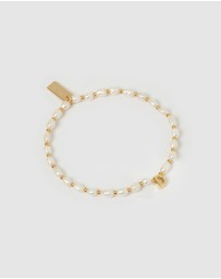 Arms Of Eve - Initial Pearl Bracelet