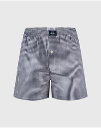 Coast Clothing - Grey 2 Pack Woven Boxers
