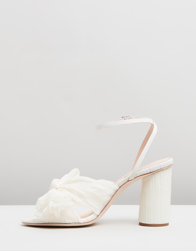Loeffler Randall - Camellia Knot Mules with Ankle Strap