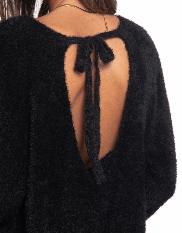 Petal & Pup - Mitchell Knit Mini Dress - Black