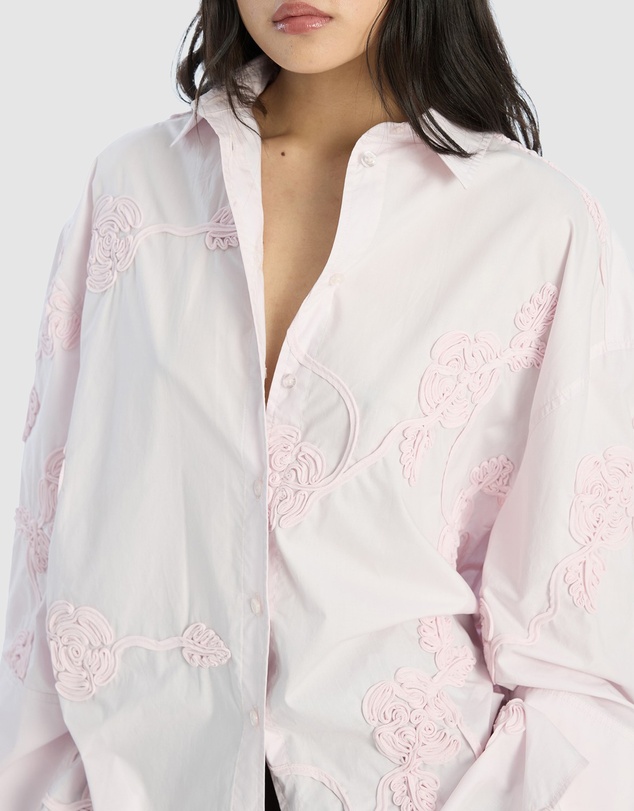 ROTATE - Flower Oversized Shirt
