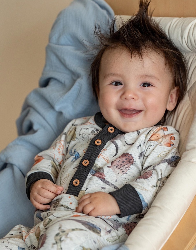 Fox & Finch - Outback Adventure Print Romper - Babies